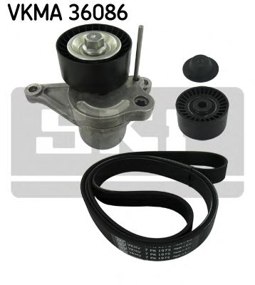 VKMA 36086 SKF Комплект доріжкового ремня1